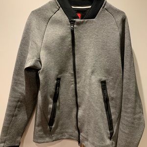Nike Tech Fleece Asymmetric Fleece Zip Bomber Jacket
